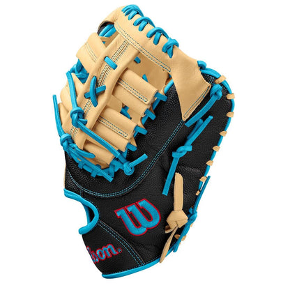 Side View of the new 2024 Wilson Fall A2000 1679 SuperSkin 12.5" Baseball First Base Mitt from Headbanger Sports