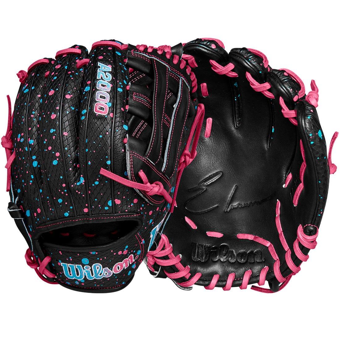 Inside and Outside view of the new Wilson A2000 Super SnakeSkin EDC44 Elly De La Cruz 12" Baseball Glove from Headbanger Sports