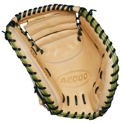 Wilson A2000 Super SnakeSkin FPCM23 Sashel Palacios 34" Fastpitch Softball Catcher's Mitt from Headbanger Sports