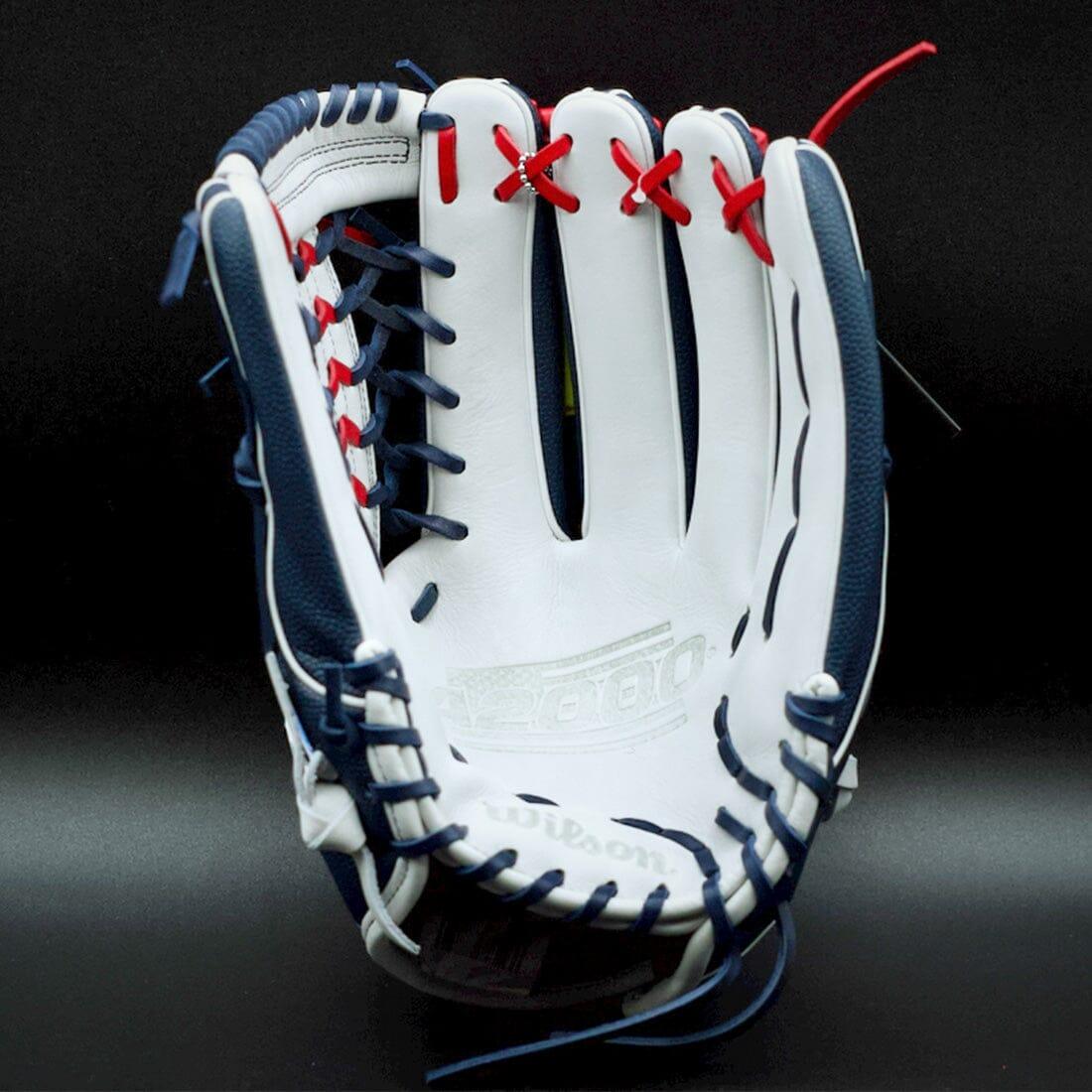 2024 Wilson A2000 T125 SuperSkin LE 12.5" Fastpitch Softball Glove: Navy/White