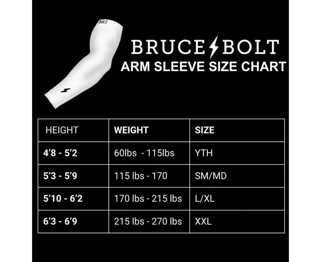 Bruce Bolt Graduated Compression Full Arm Sleeve – HB Sports Inc.