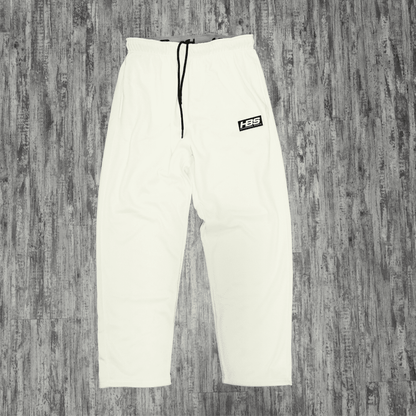 Headbanger Sports Performance Fleece Lined Sweatpants: Cream