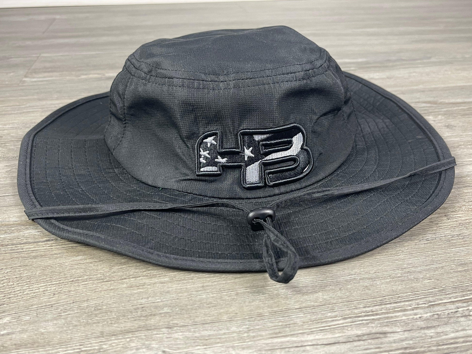 HB Sports Exclusive Pacific 1946 Boonie Bucket Cap: USA BLACKOUT