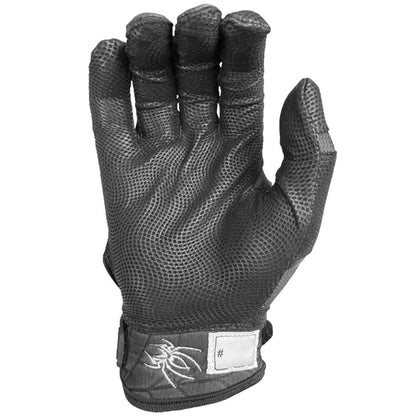 Shop the 2023 Spiderz Pro Model Batting Gloves: Black/White at Headbanger Sports