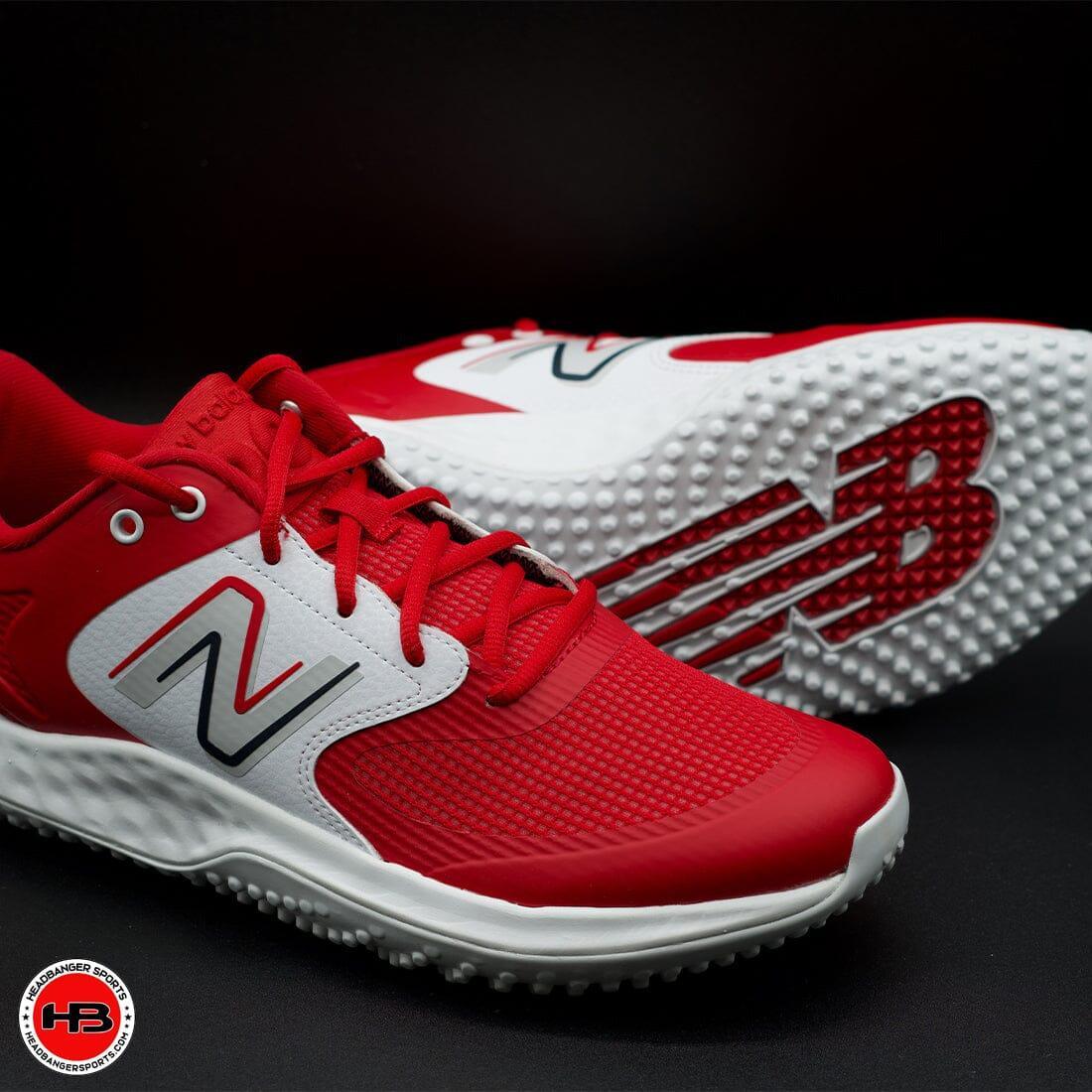 New Balance Fresh Foam 3000 v6 (Red & White) Turf Trainer: T3000TR6