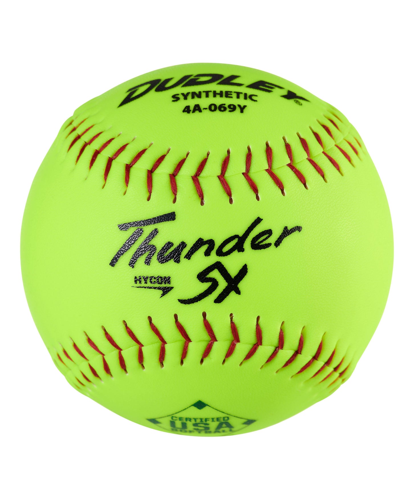 Dudley Thunder ZN SY HYCON 12" USA/ASA Synthetic Slowpitch Softballs (DOZEN): 4A069Y