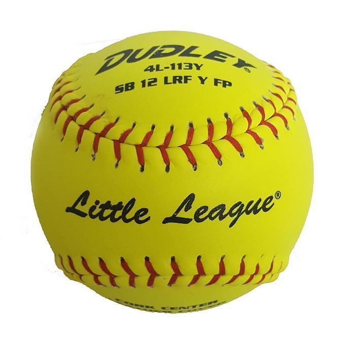 Dudley 12" Little League Fastpitch Softball (Dozen): 4L113Y