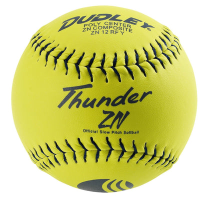 Dudley Thunder ZN 12" STADIUM USSSA Slowpitch Softballs (DOZEN): 4U528Y