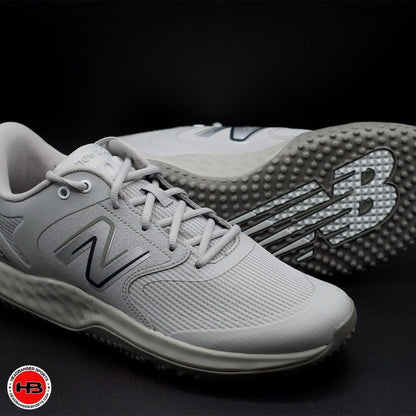 New Balance Fresh Foam 3000 v6 ( Grey & White) Turf Trainer: T3000TG6