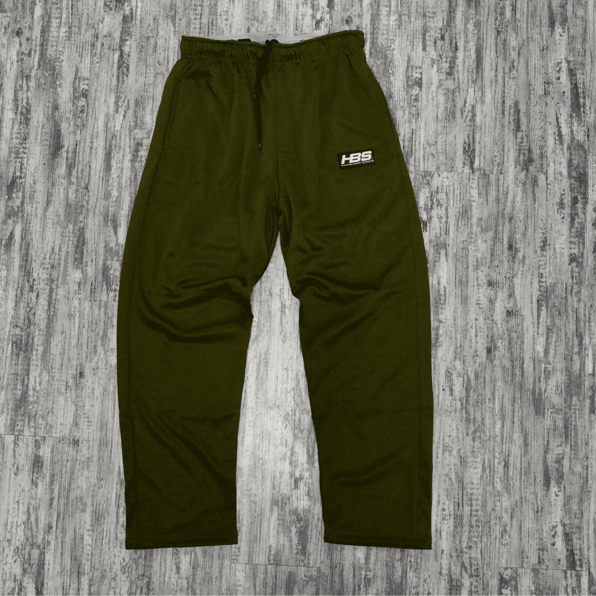 Headbanger Sports Performance Fleece Lined Sweatpants: Olive Green