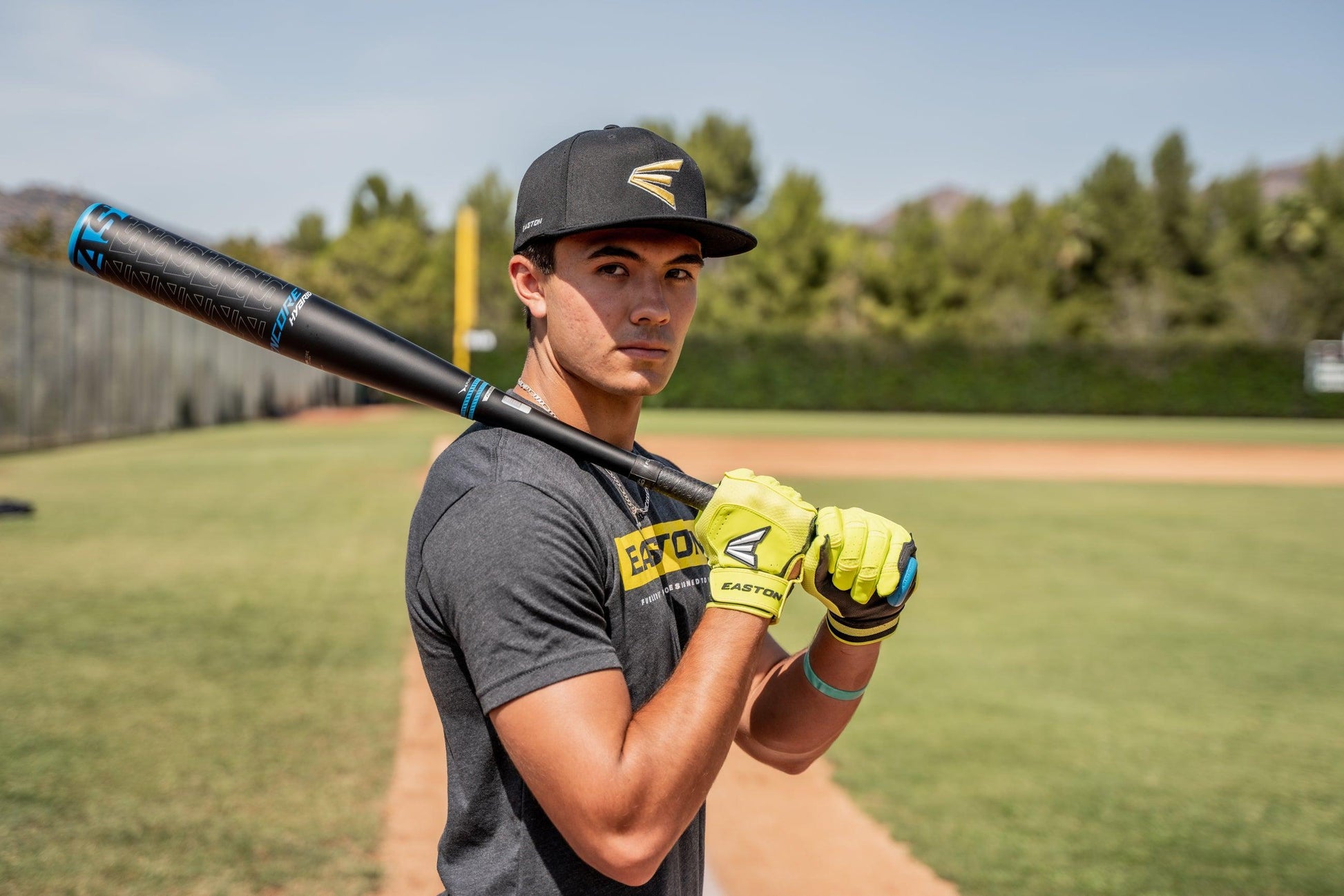 Shop the 2023 Easton Encore Hybrid (-3) BBCOR Baseball Bat: BB23EN at Headbanger Sports