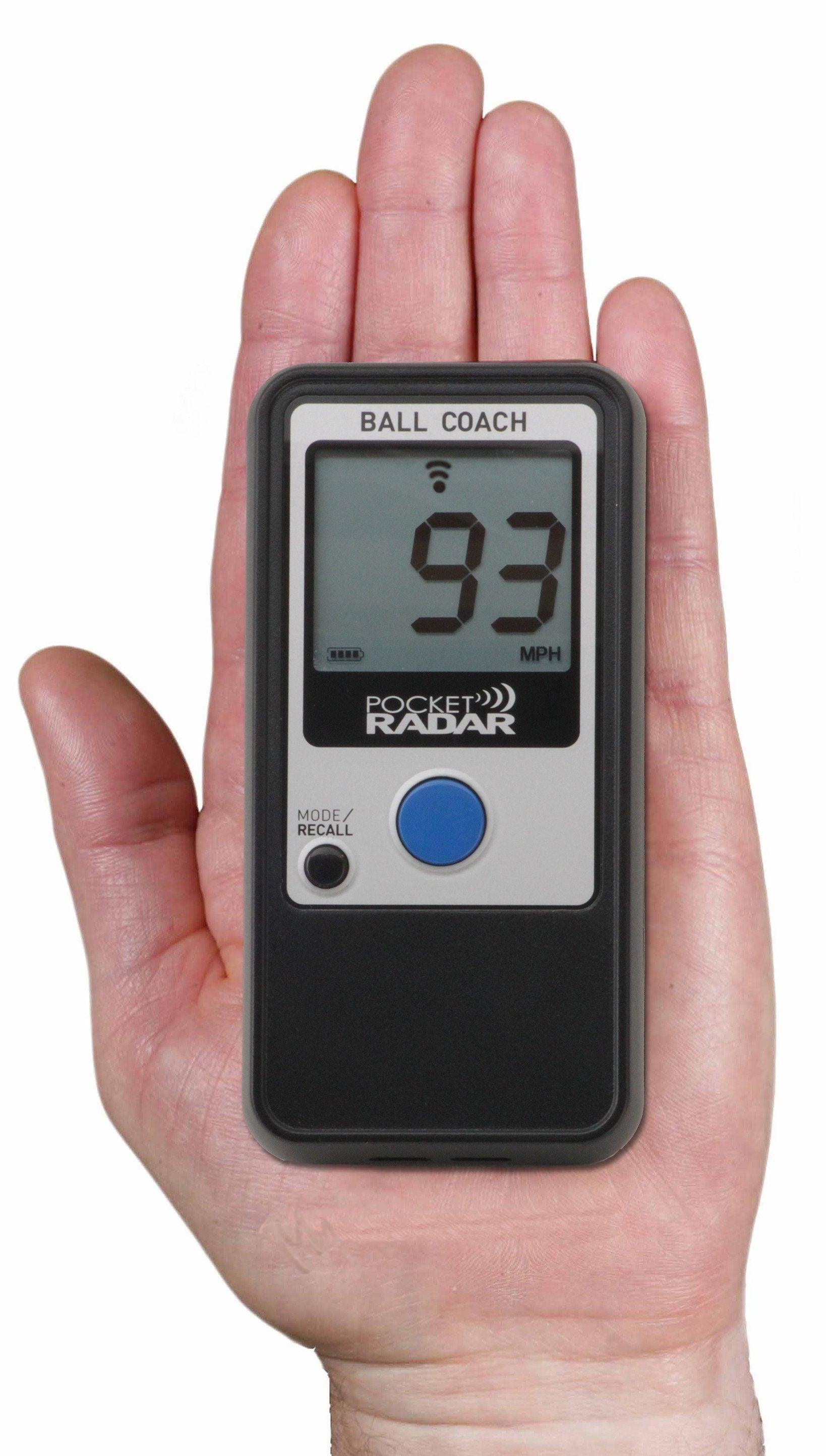 Radar Gun that fits into the palm of your hand at headbangersports.com