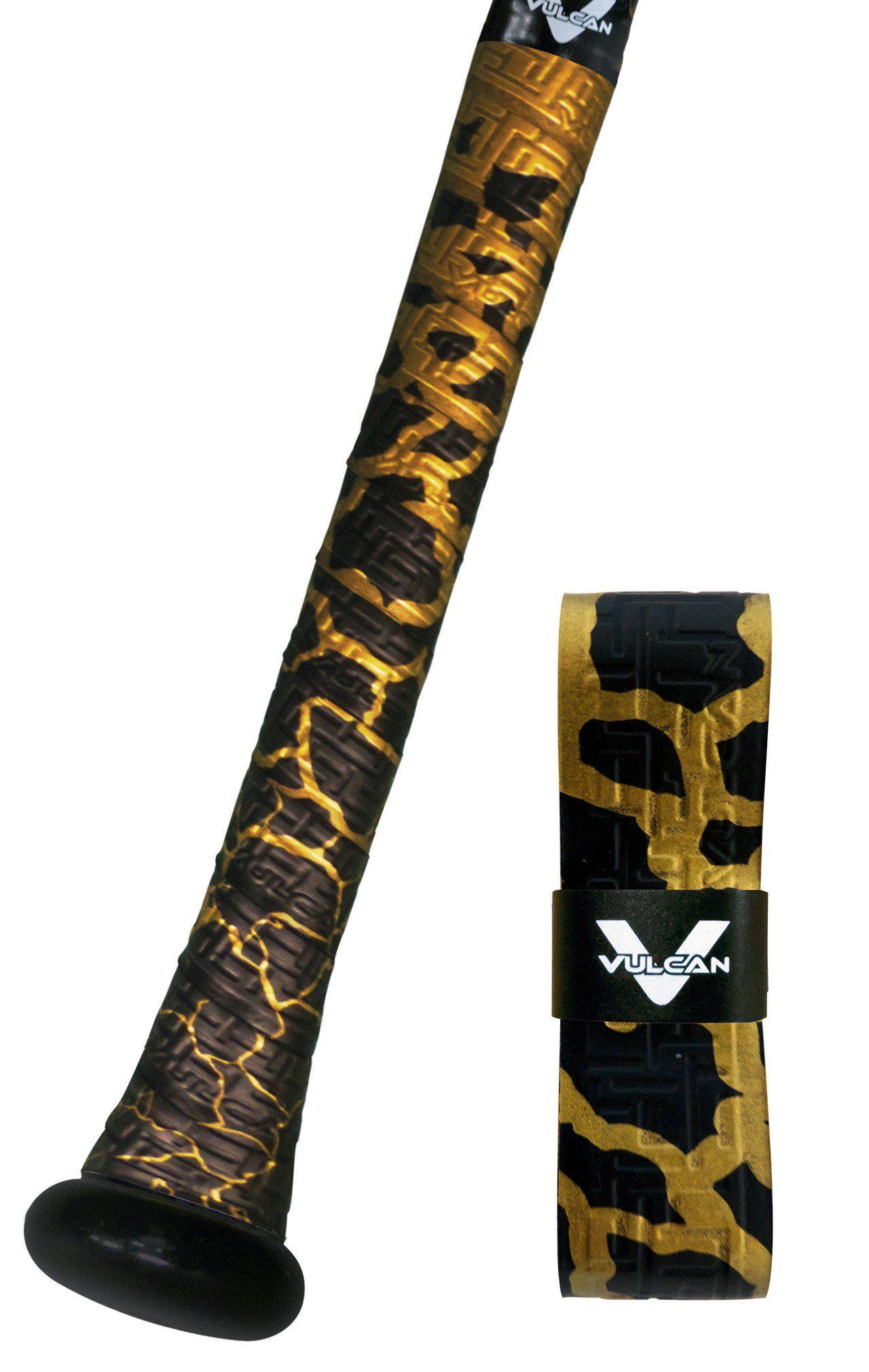 Breaking Gold Uncommon Series Vulcan Bat Grips at Headbangersports.com