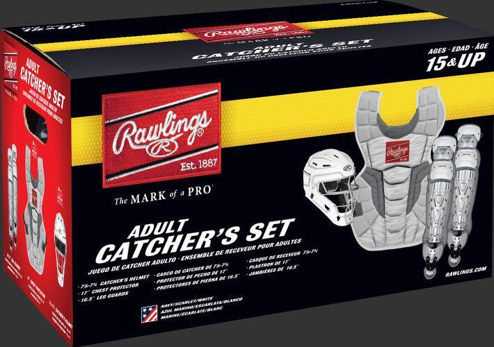 Rawlings Youth USA VELO 2.0 Catcher's Gear Box Set: CSV2Y-NSW