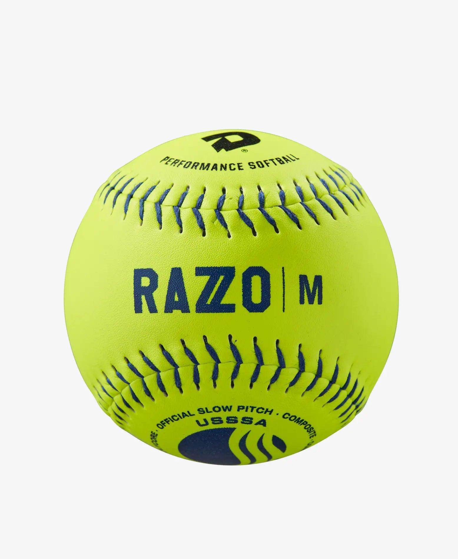 Shop RAZZO 12" Classic M USSSA Slowpitch Softballs (Dozen): WTDRZMC12UB