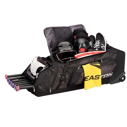 Shop the Easton Wheelhouse Pro Slowpitch Wheeled Roller Bag: EBA005 at Headbanger Sports