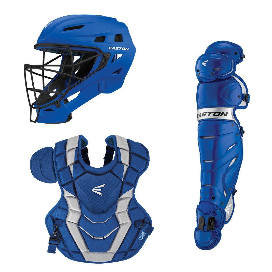 Easton Elite X Catcher's Box Set (Adult, Intermediate & Youth): Royal