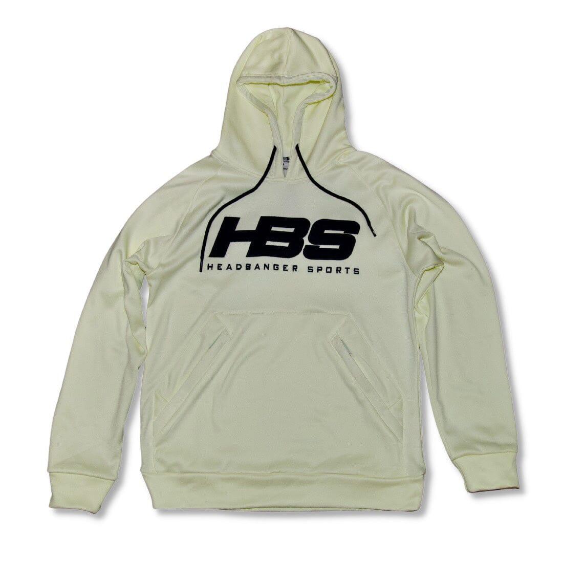 Shop the Headbanger Sports Performance Fleece Line Hoodie w/ Kangaroo Pocket: Cream