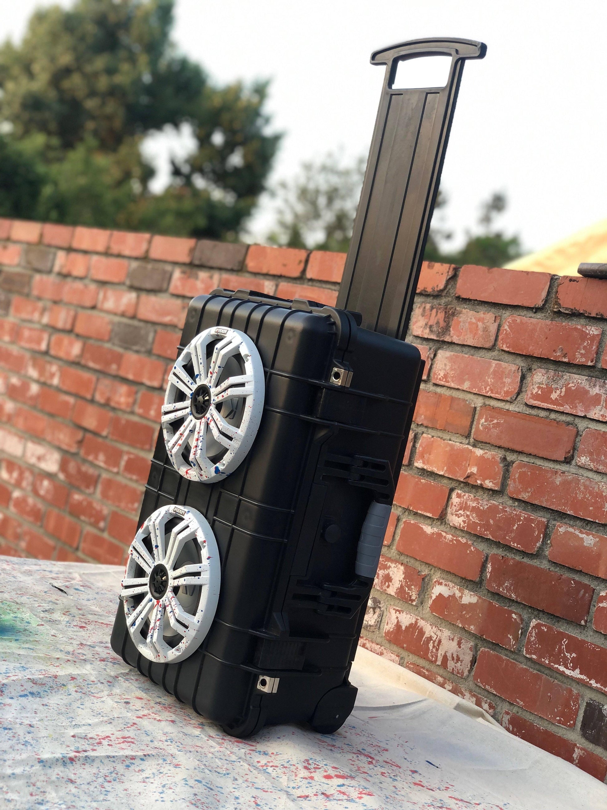 BANGER BOX XL 400 Watt Wheeled Portable Bluetooth SpeakerBANGER BOX XL 400 Watt Wheeled Portable Bluetooth Speaker