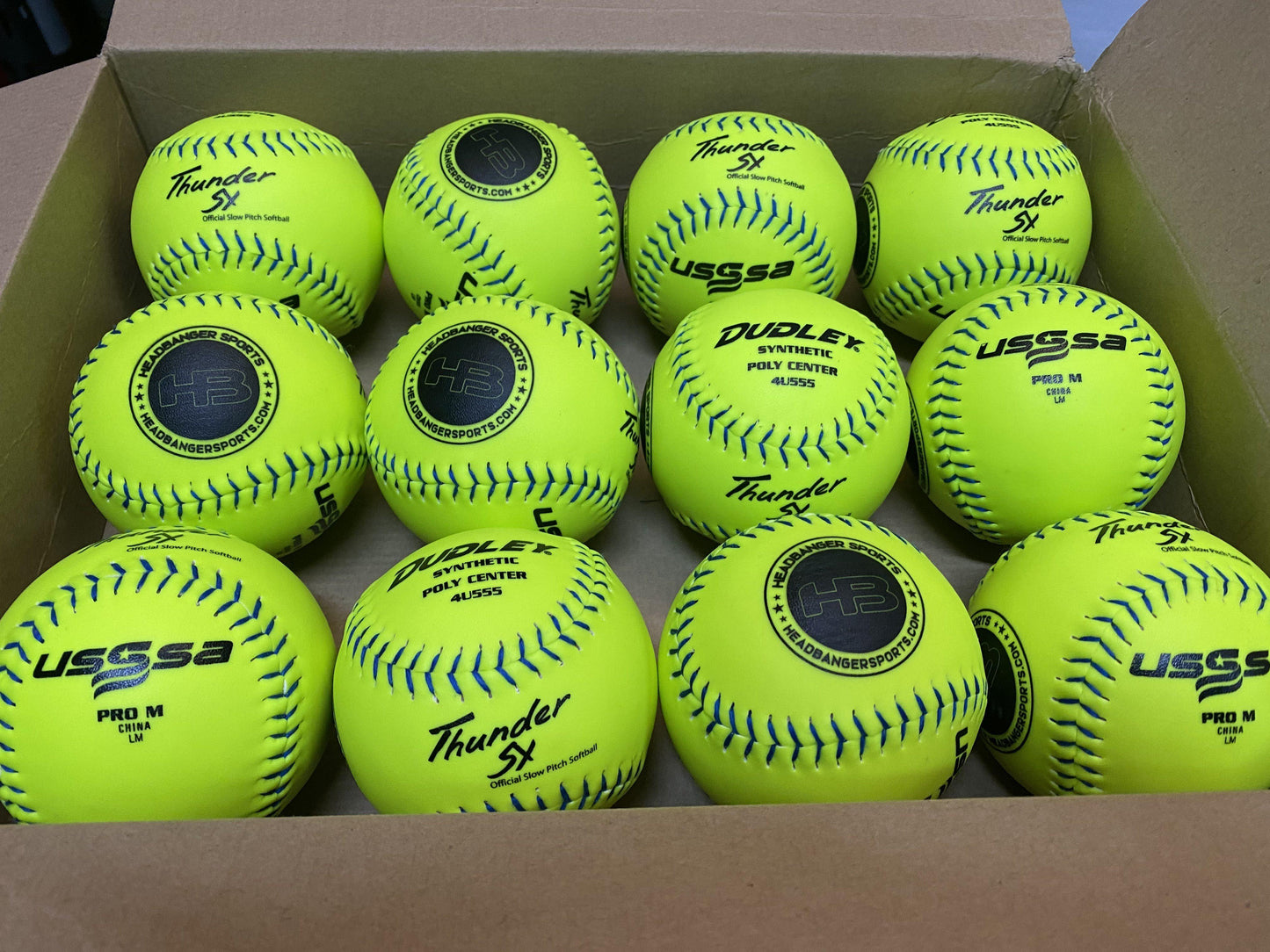 Dudley Thunder SY Slowpitch Softball 12” USSSA PRO M – (DOZEN): 4U555