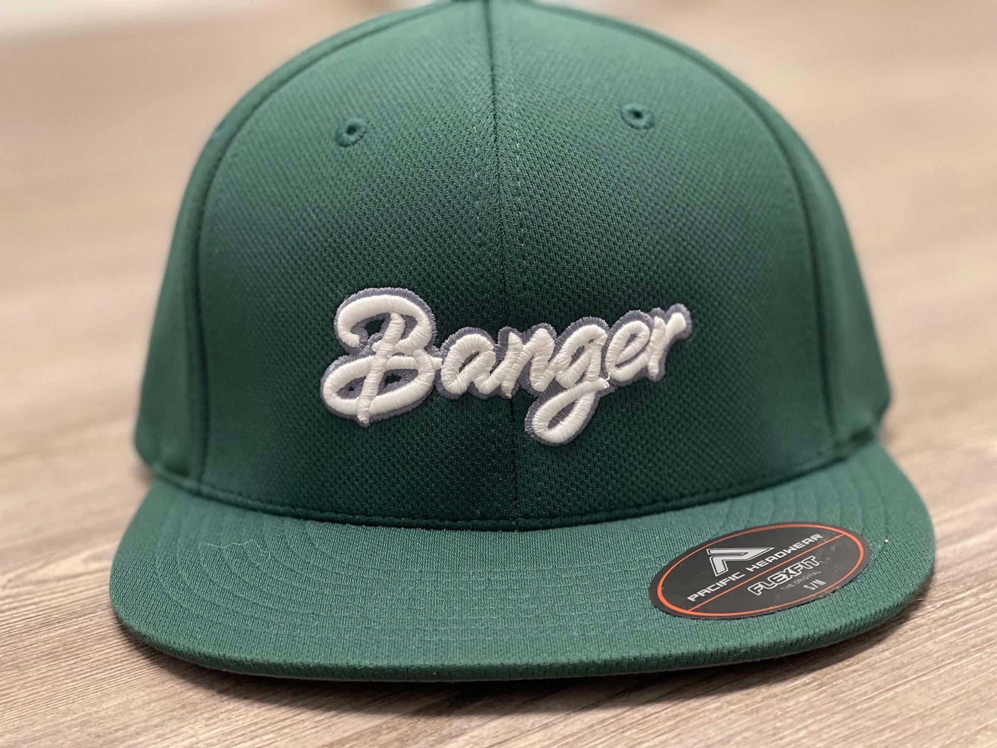 HB Sports Exclusive ES342 Fitted Baseball and Softball Hat: Banger Green