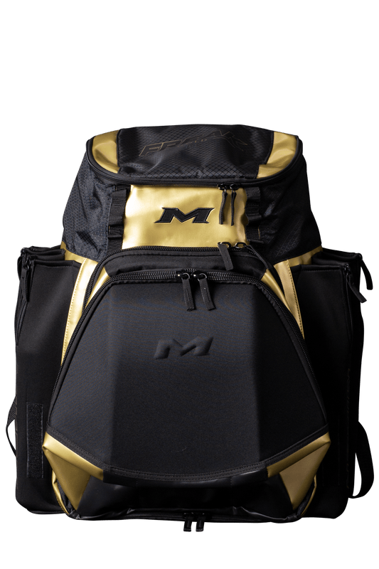 2022 Miken MK7X XL Baseball & Softball Backpack (Freak Gold Series): MKMK7X-XL-GLD