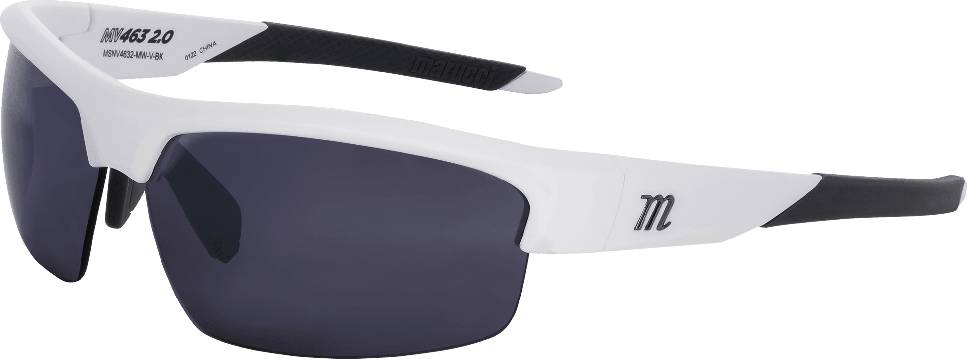 Shop Marucci MV463 2.0 Performance Sunglasses-Matte White-Violet