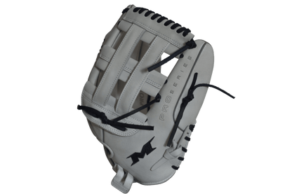 Miken Pro Series 14" Slow Pitch Fielding Glove - White/Navy: PRO140WN