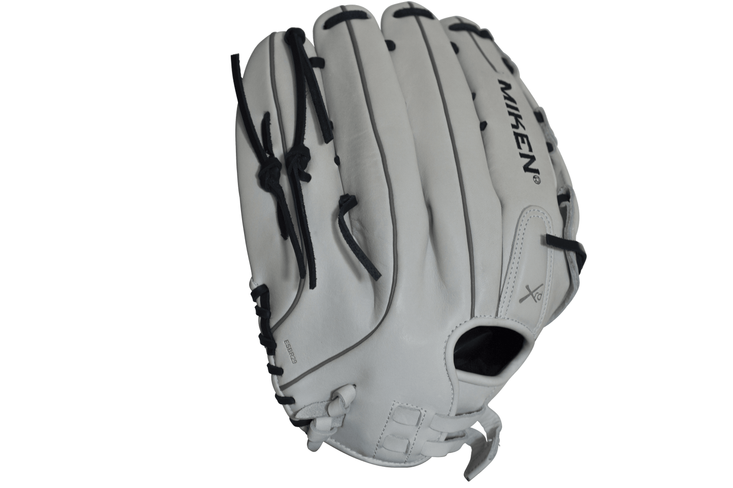 Miken Pro Series 14" Slow Pitch Fielding Glove - White/Navy: PRO140WN