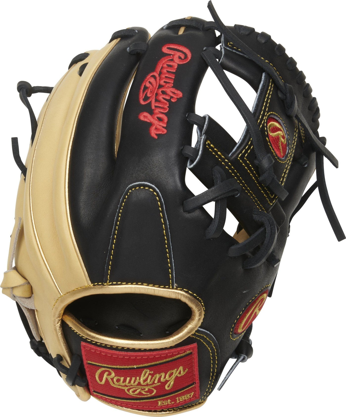 Rawlings 11.5 MLB Leather Baseball Glove - Black/Gray