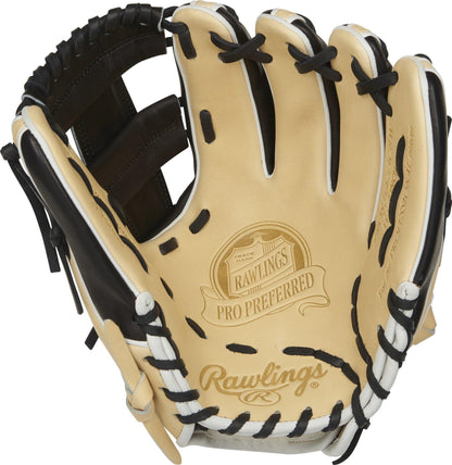 2021 Rawlings Pro Preferred 11.5" Infield Baseball Glove: PROS314-13CBW