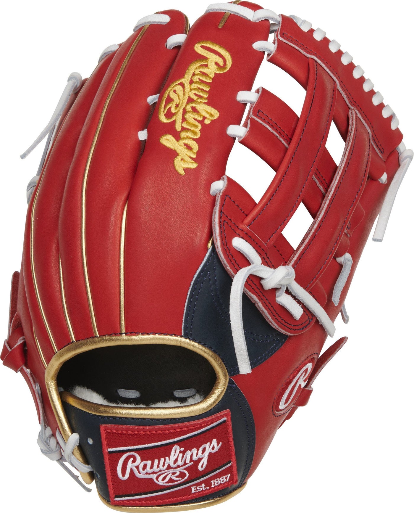 Rawlings Pro Preferred Baseball Glove, 12.75 inch, Pro-H Web,  Left Hand Throw : Sports & Outdoors