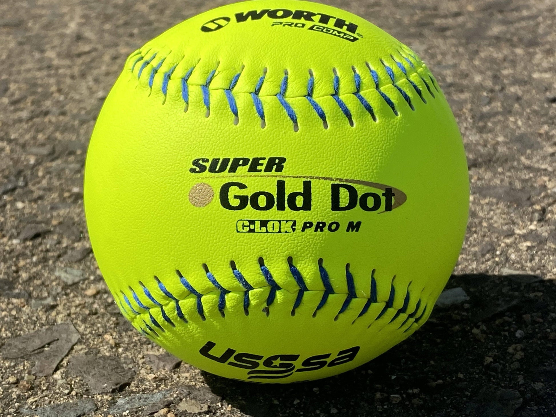 Worth 12" PRO M USSSA Slowpitch Softballs (Dozen): UM12CY