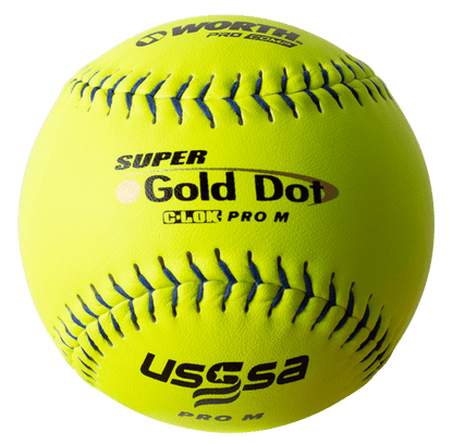 Worth 12" PRO M USSSA Slowpitch Softballs (Dozen): UM12CY