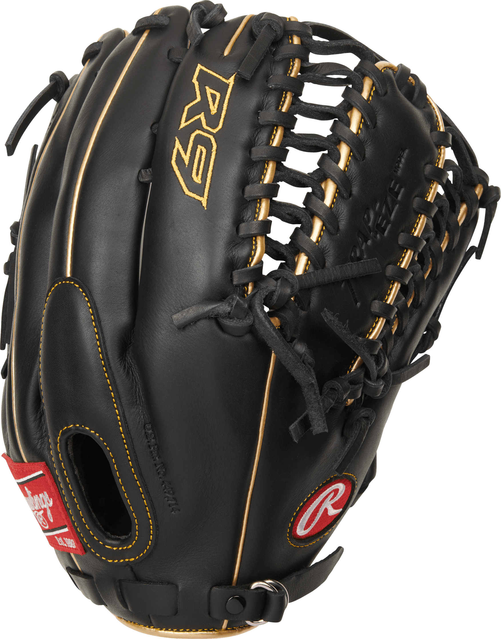 Rawlings R9 12.75" Outfield Baseball Glove: R96019BGFS