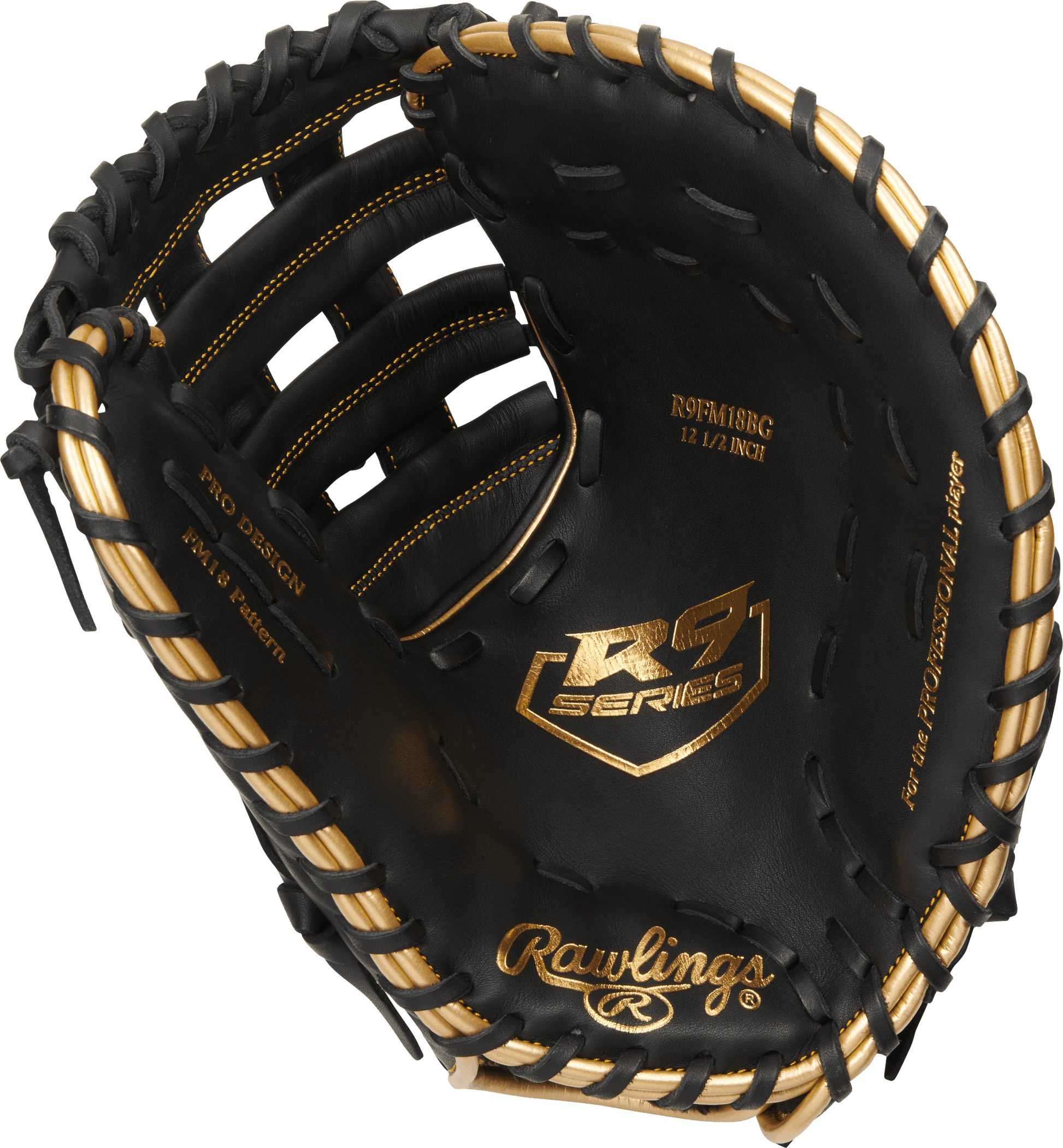 Rawlings R9 12.5" Baseball First Base Mitt: R9FM18BG