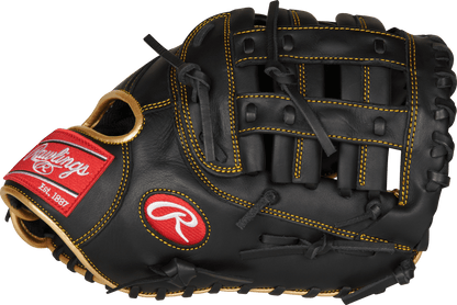 Rawlings R9 12.5" Baseball First Base Mitt: R9FM18BG