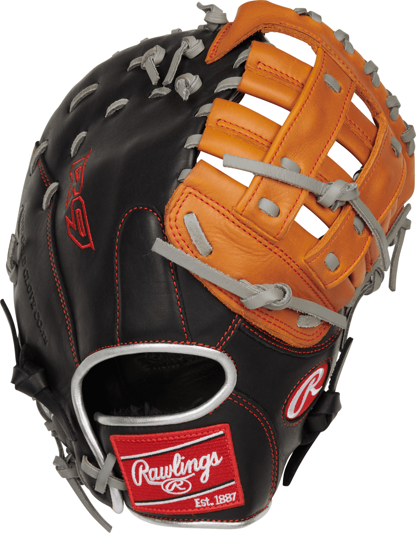 Shop the Rawlings R9 Contour Series 12" Baseball First Base Mitt: R9FMU-17BT at Headbanger Sports