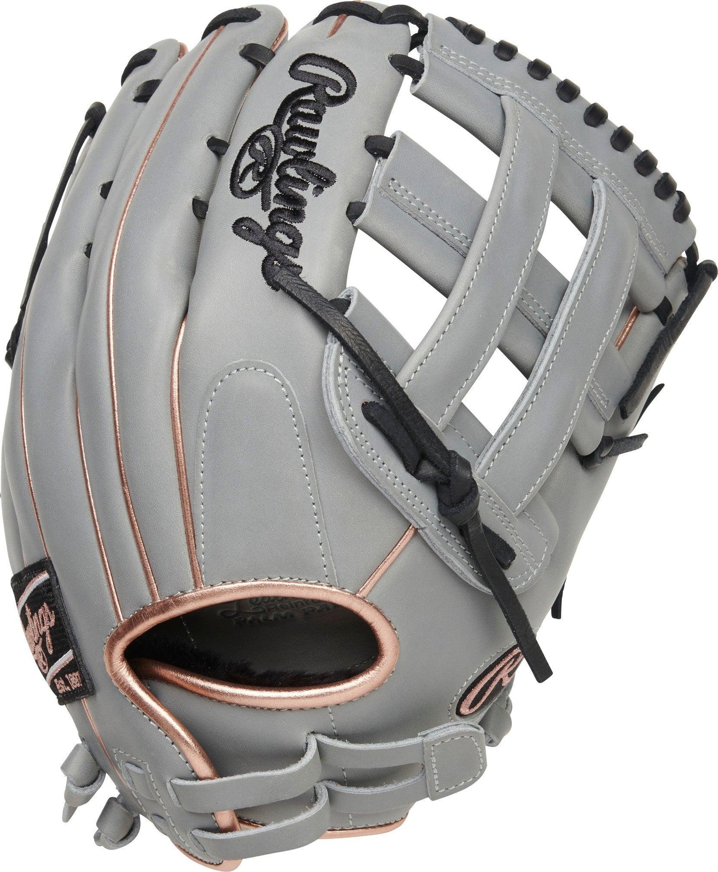 Grey and Rose Gold Liberty Advanced 12.75 inch Softball Glove