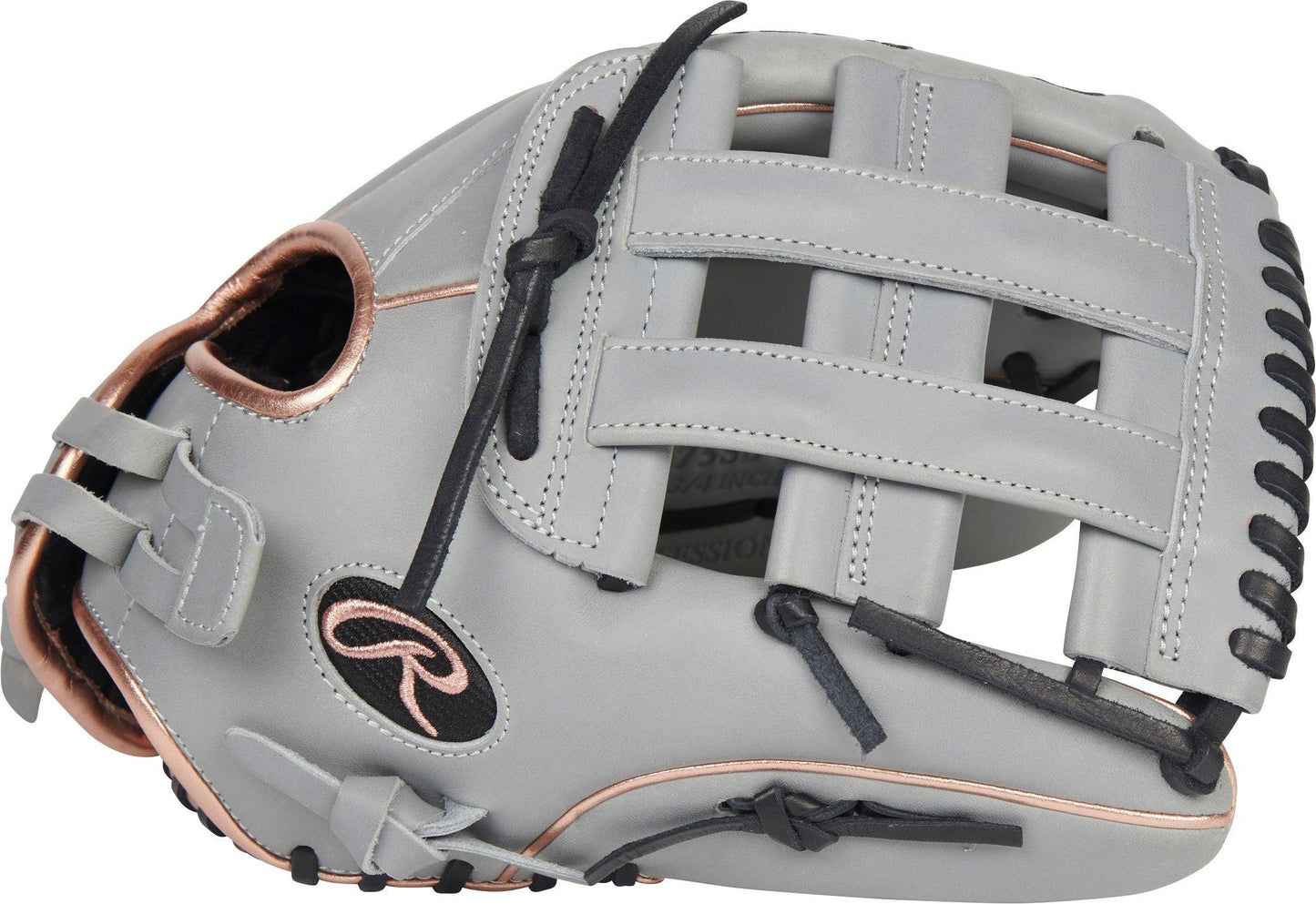 Grey and Rose Gold Liberty Advanced 12.75 inch Softball Glove