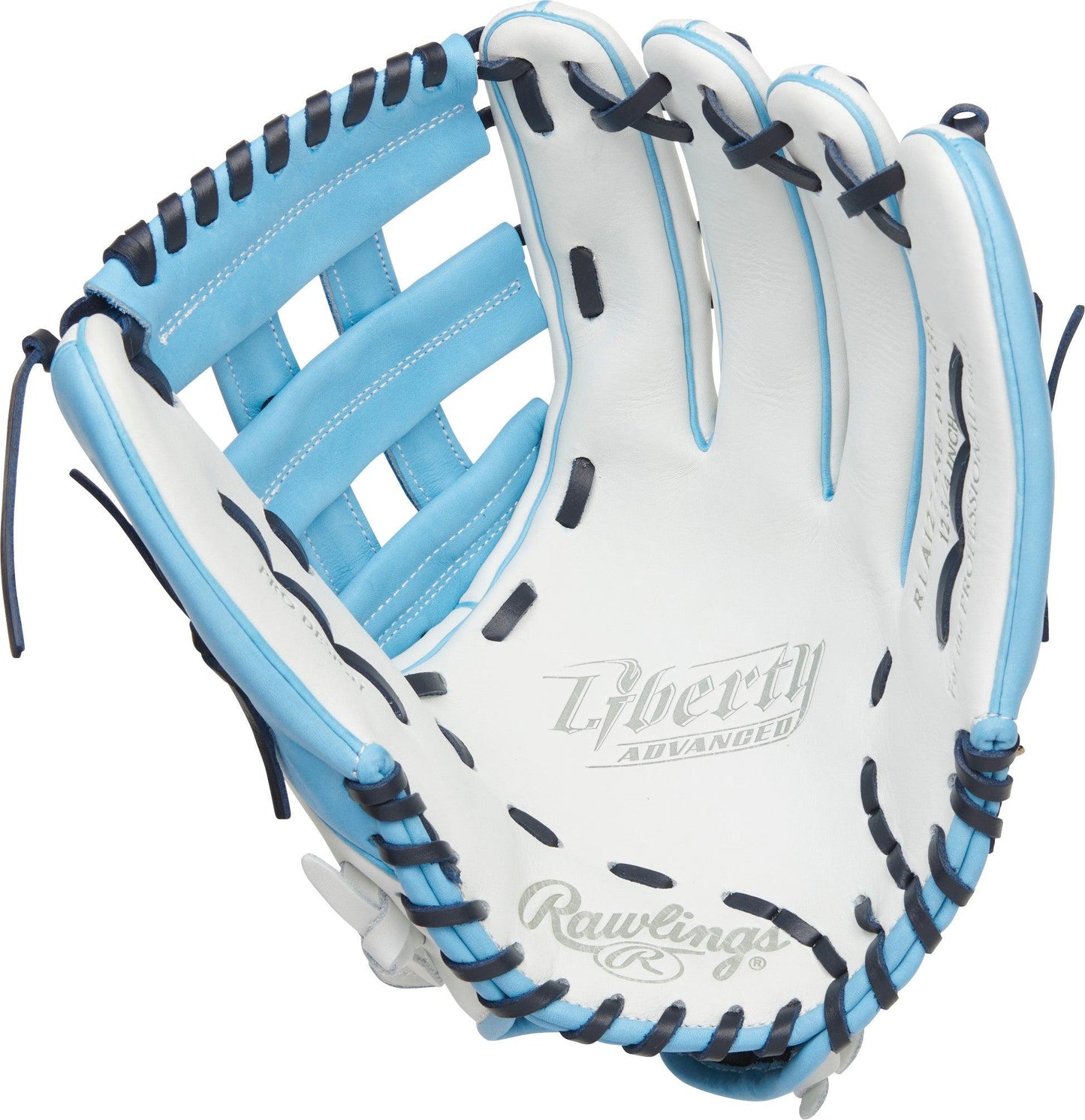 Columbia Blue and White Liberty Advanced 12.75 inch Softball Glove