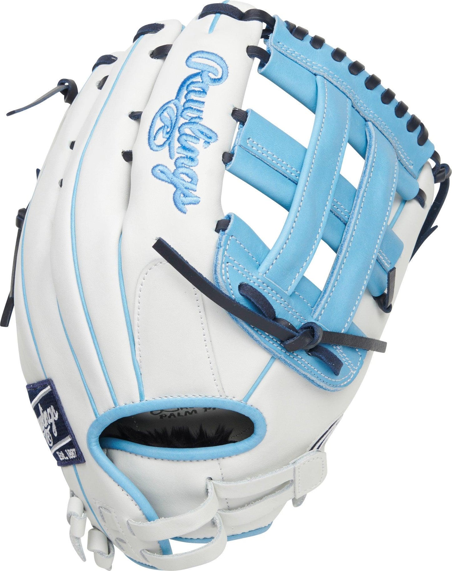 Columbia Blue and White Liberty Advanced 12.75 inch Softball Glove