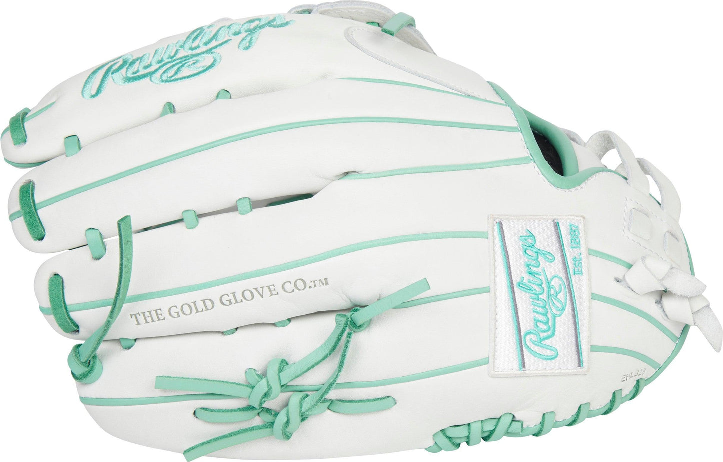 White and Mint Liberty Advanced 12.75 inch Softball Glove