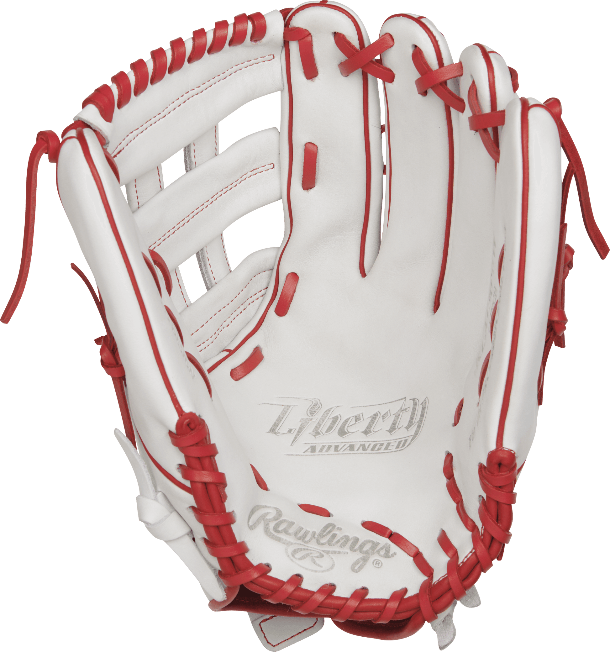 Inside View of Rawlings 13" Fastpitch Softball Glove: RLA130-6W Right Hand Throw