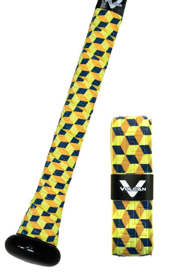 Daybreak Uncommon Series Black and Yellow Bat Grip at headbangersports.com