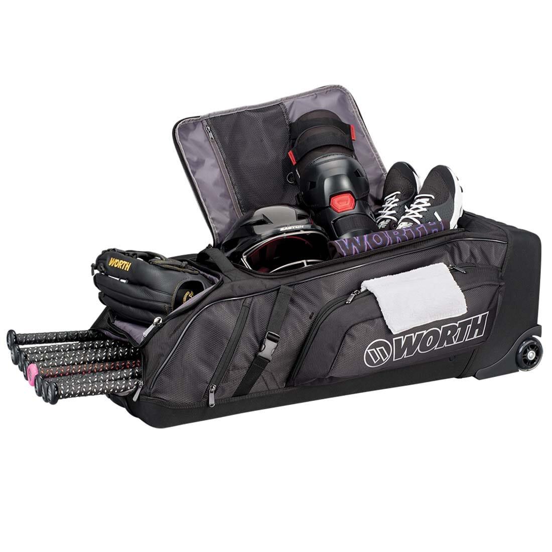 Shop Worth Pro Slowpitch Wheeled Roller Bag: WBA005 at Headbanger Sports