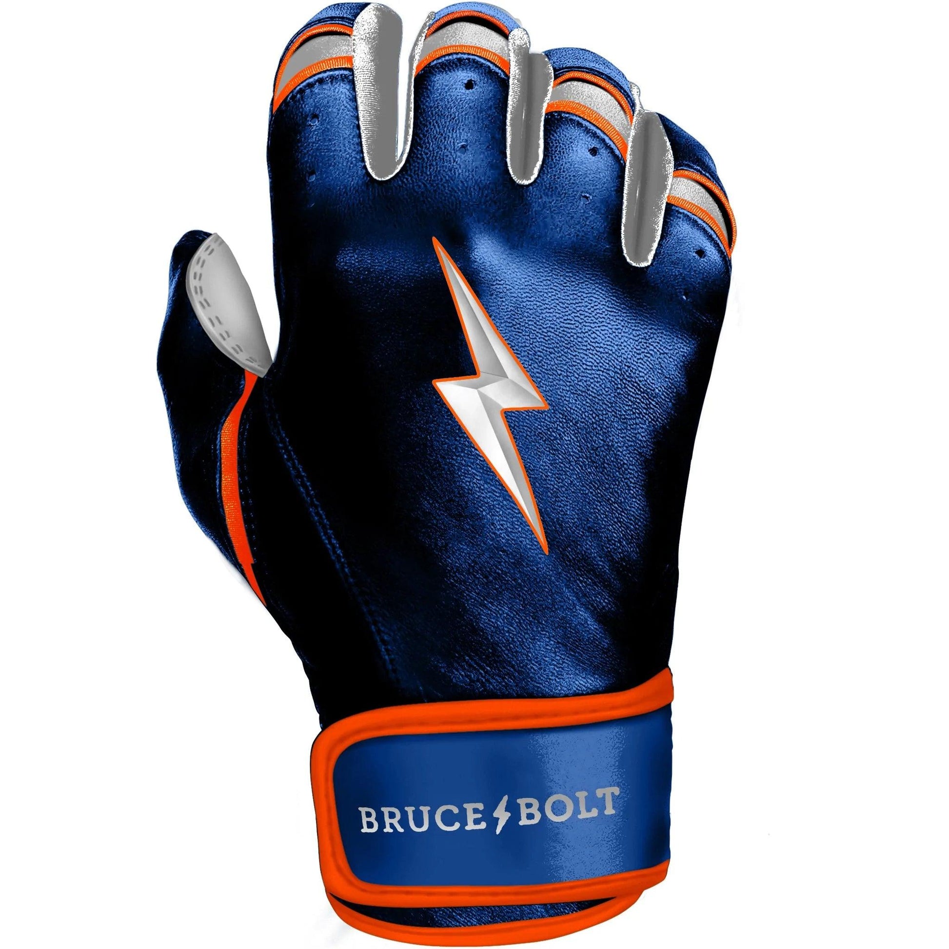 Shop Bruce Bolt PREMIUM PRO NIMMO Short Cuff Batting Gloves: Blue