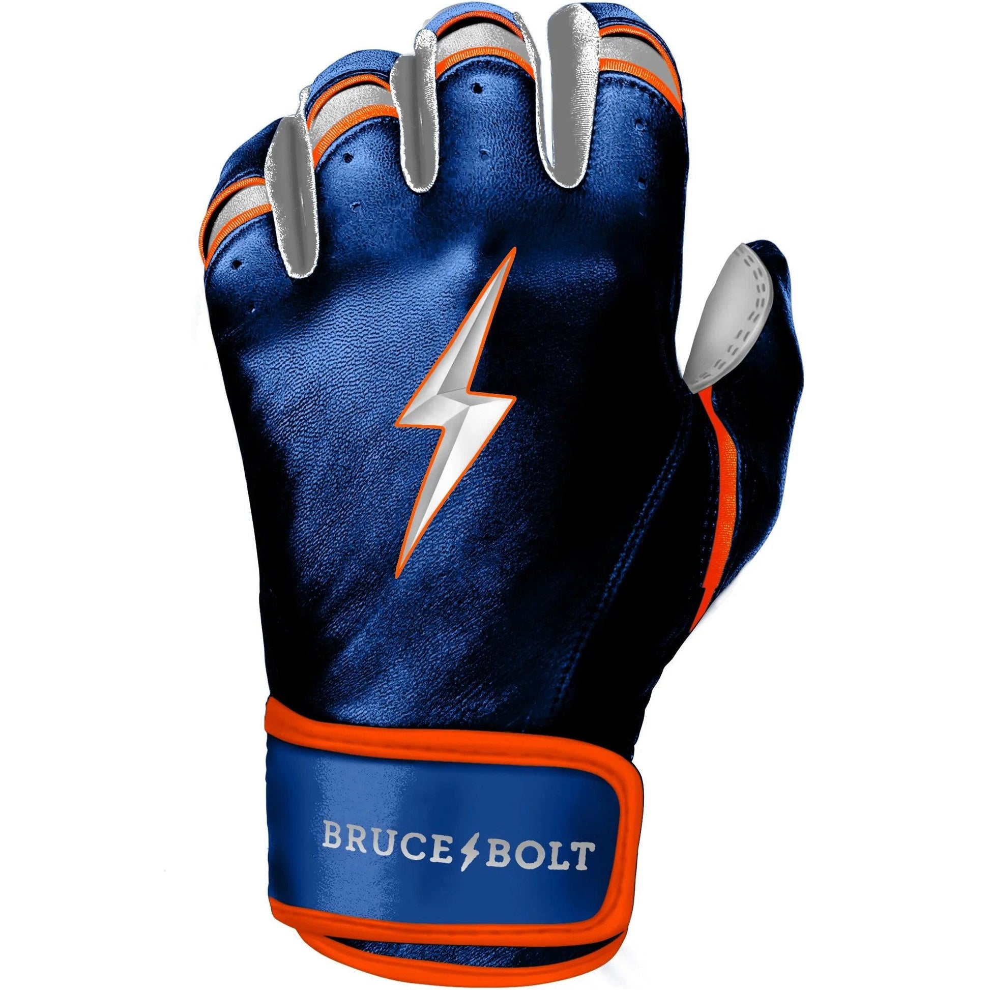 Shop Bruce Bolt PREMIUM PRO NIMMO Short Cuff Batting Gloves: Blue