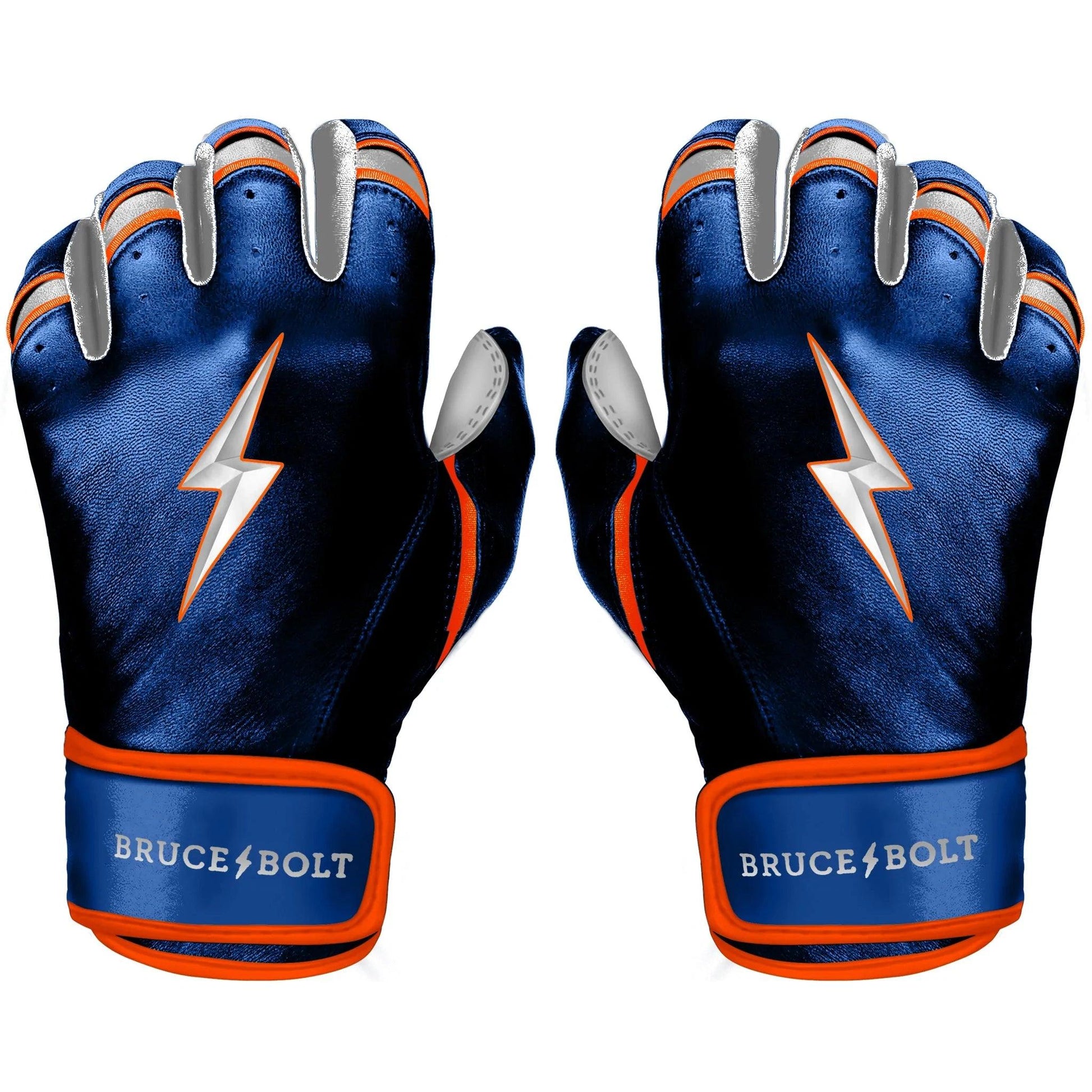 Shop Bruce Bolt PREMIUM PRO NIMMO Short Cuff Batting Gloves: Blue