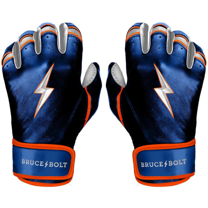 Shop Bruce Bolt PREMIUM PRO NIMMO Short Cuff Batting Gloves: Blue